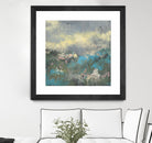 Painterly Field I by Jennifer Goldberger on GIANT ART - blue abstract