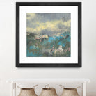 Painterly Field I by Jennifer Goldberger on GIANT ART - blue abstract