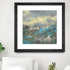Painterly Field I by Jennifer Goldberger on GIANT ART - blue abstract