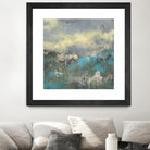 Painterly Field I by Jennifer Goldberger on GIANT ART - blue abstract
