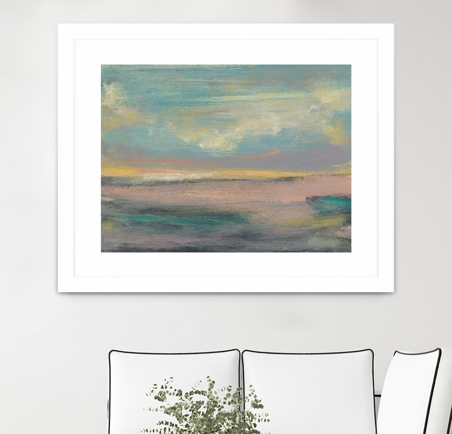 Sunset Study VI by Jennifer Goldberger on GIANT ART - pink abstract