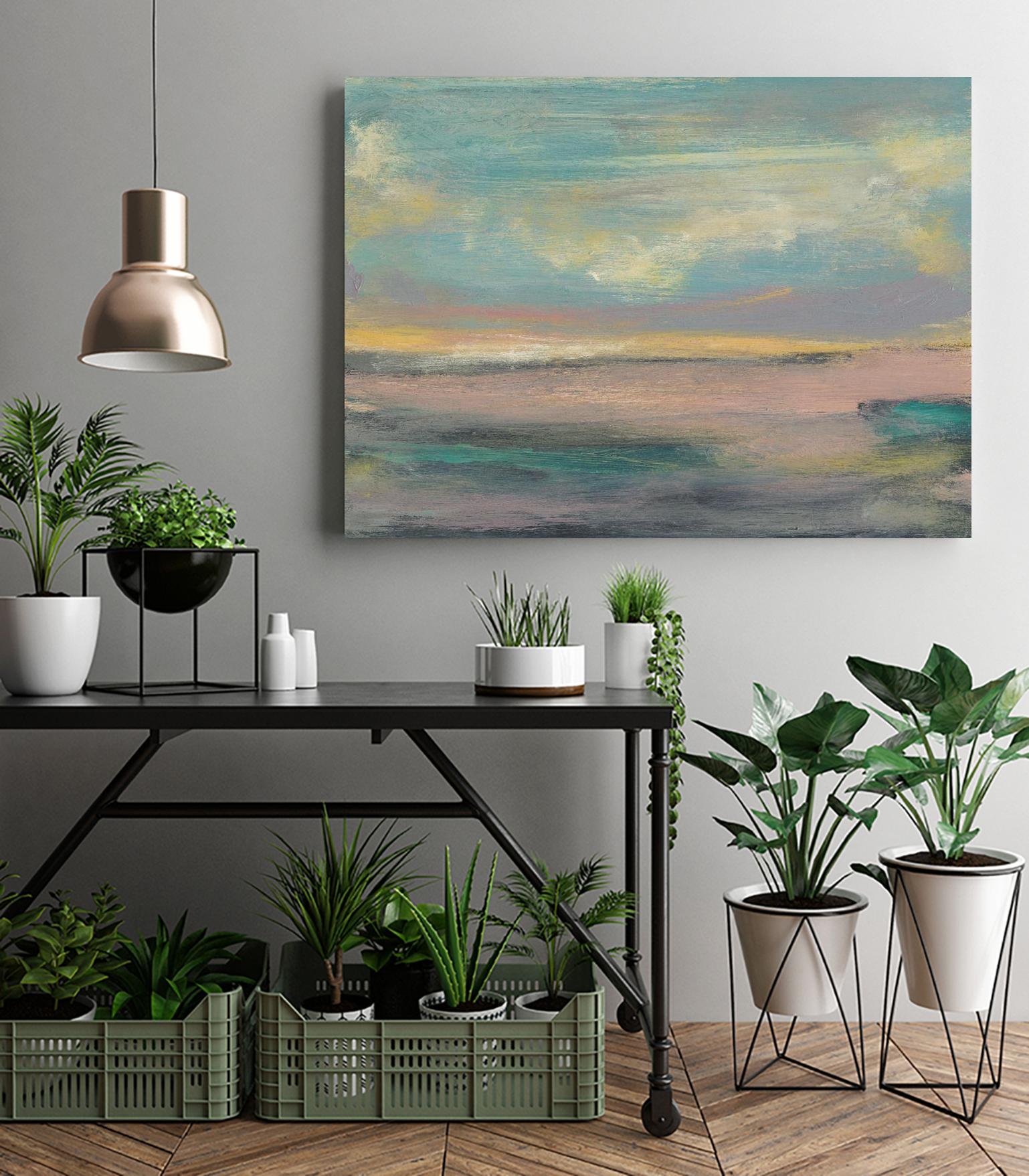 Sunset Study VI by Jennifer Goldberger on GIANT ART - pink abstract