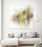 Saffron Abstract I by June Erica Vess on GIANT ART - yellow abstract abstract