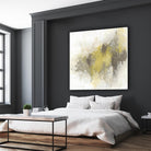 Saffron Abstract I by June Erica Vess on GIANT ART - yellow abstract abstract