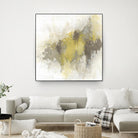 Saffron Abstract I by June Erica Vess on GIANT ART - yellow abstract abstract