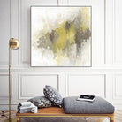 Saffron Abstract I by June Erica Vess on GIANT ART - yellow abstract abstract