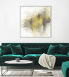 Saffron Abstract I by June Erica Vess on GIANT ART - yellow abstract abstract