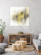 Saffron Abstract I by June Erica Vess on GIANT ART - yellow abstract abstract