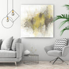 Saffron Abstract I by June Erica Vess on GIANT ART - yellow abstract abstract