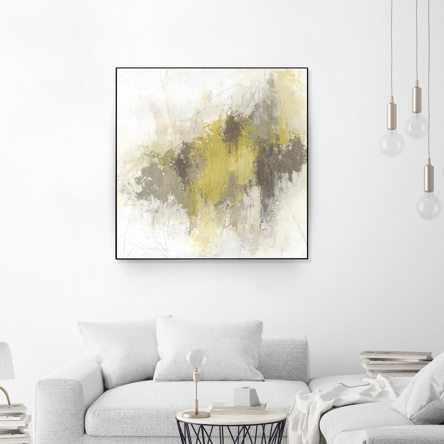 Saffron Abstract I by June Erica Vess on GIANT ART - yellow abstract abstract