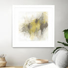Saffron Abstract I by June Erica Vess on GIANT ART - yellow abstract abstract