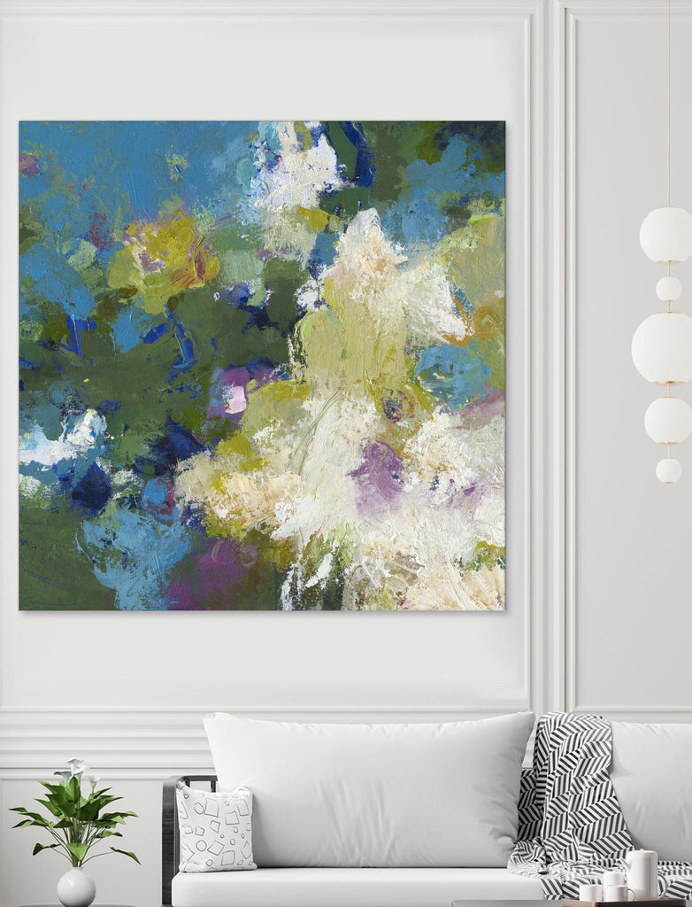 Growing Season by Janet Bothne on GIANT ART - green abstract