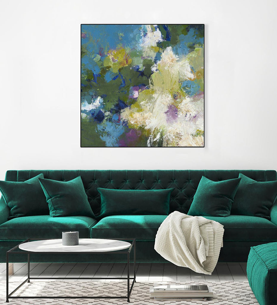 Growing Season by Janet Bothne on GIANT ART - green abstract