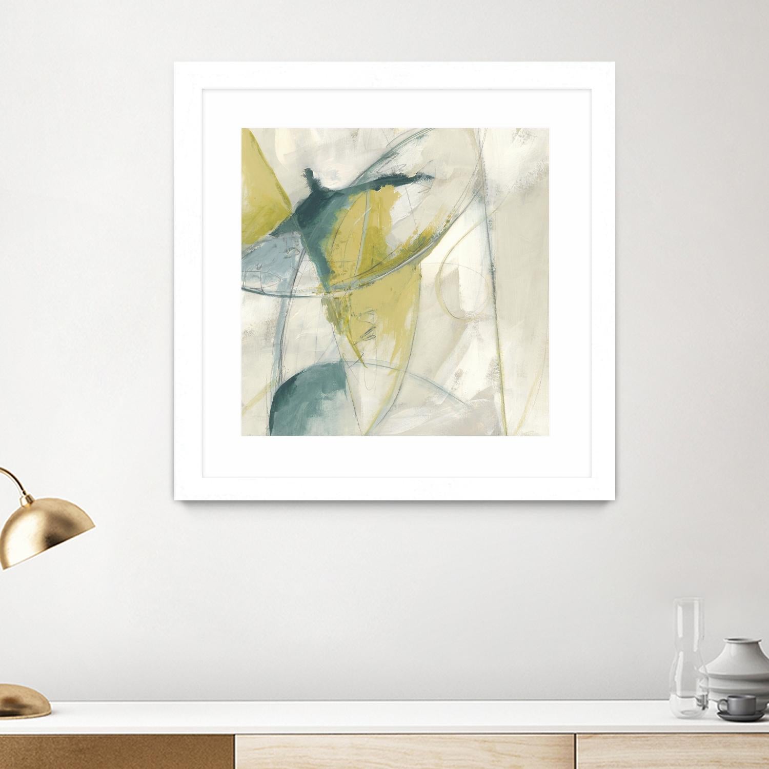 Footnote II by June Erica Vess on GIANT ART - blue abstract