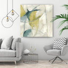 Footnote II by June Erica Vess on GIANT ART - blue abstract