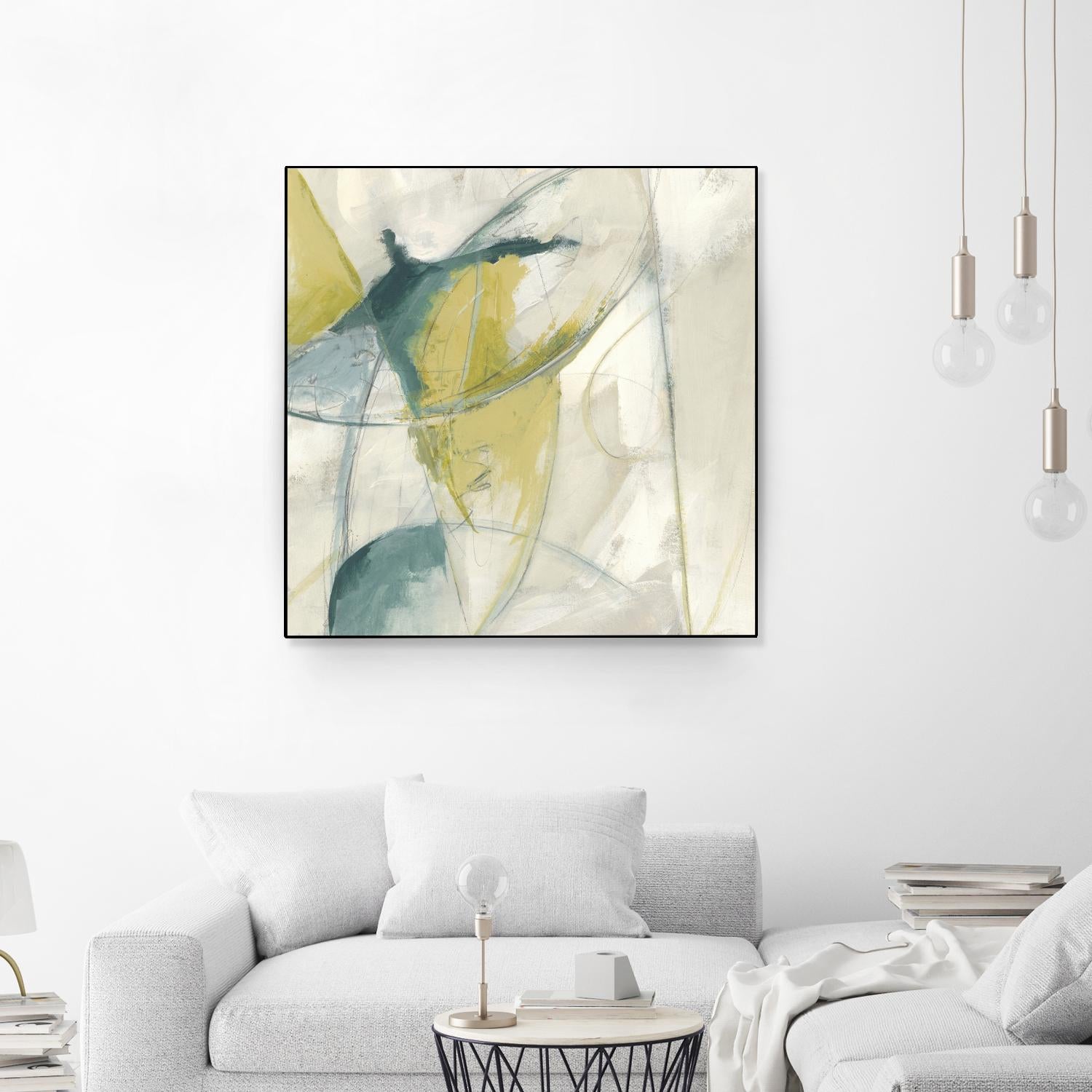 Footnote II by June Erica Vess on GIANT ART - blue abstract