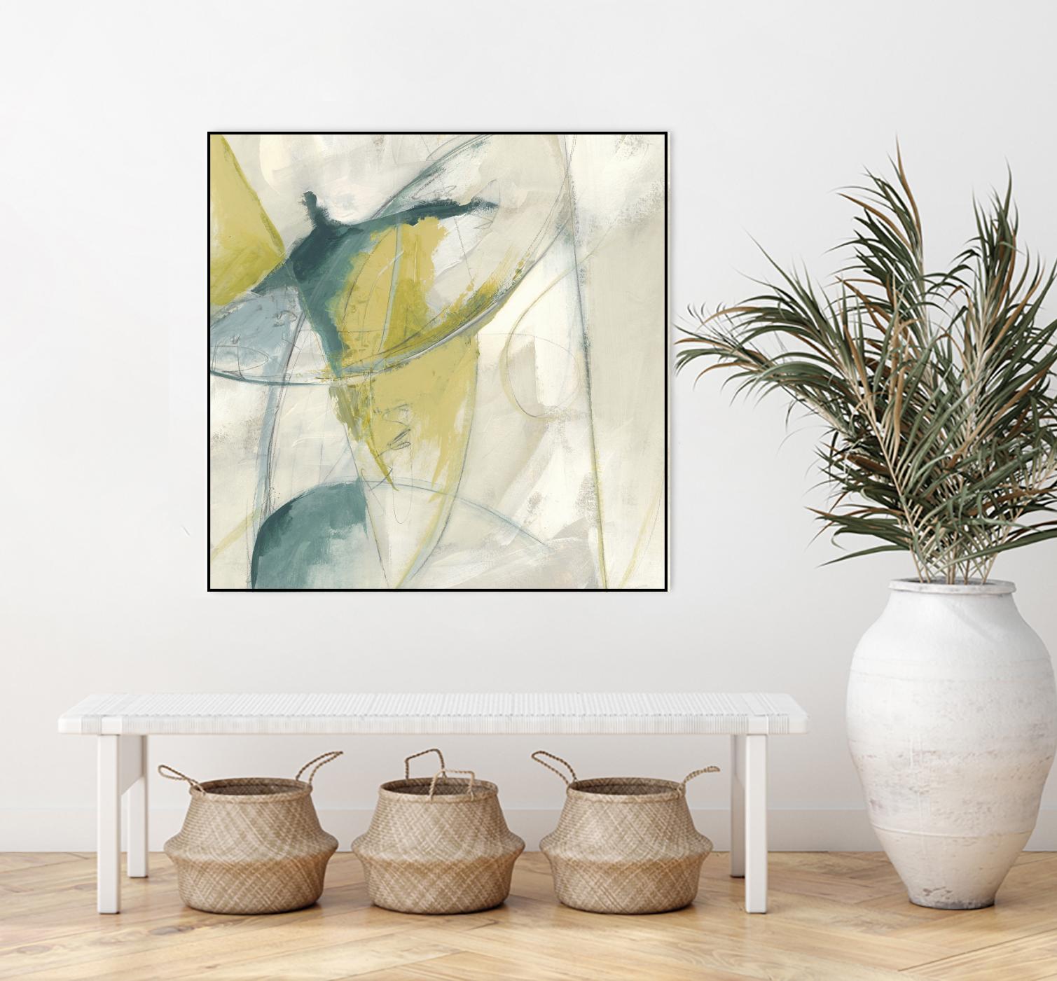 Footnote II by June Erica Vess on GIANT ART - blue abstract