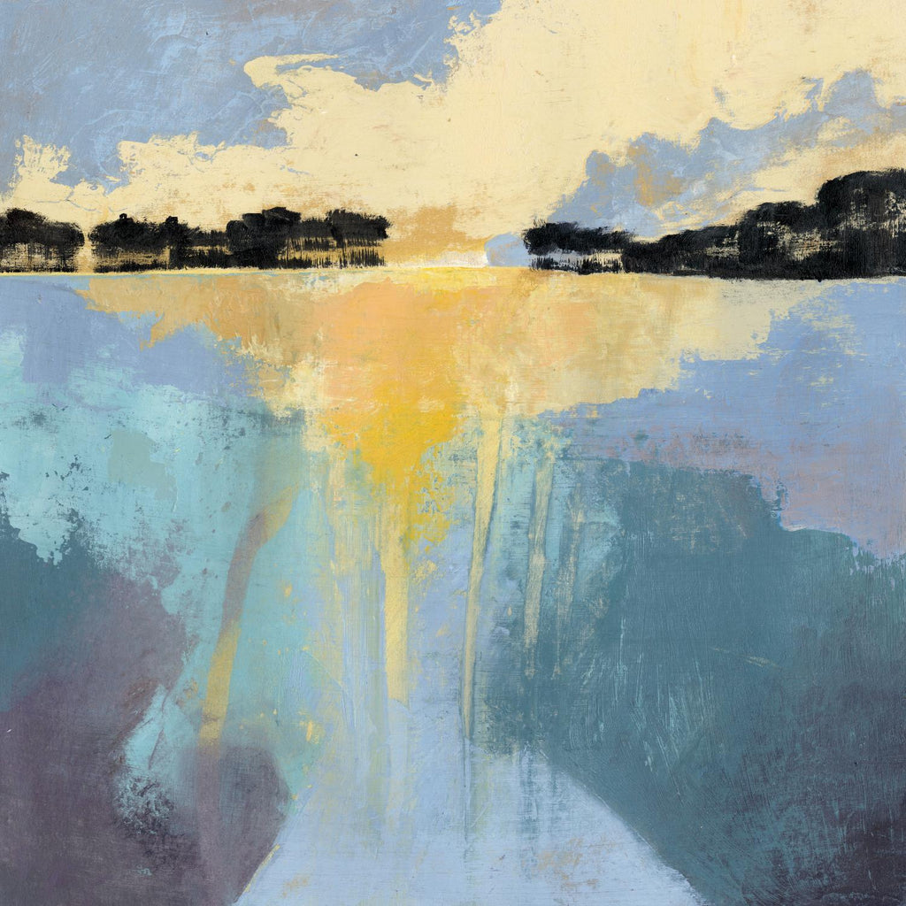 Back Bay Sun I by Grace Popp on GIANT ART - blue sea scene
