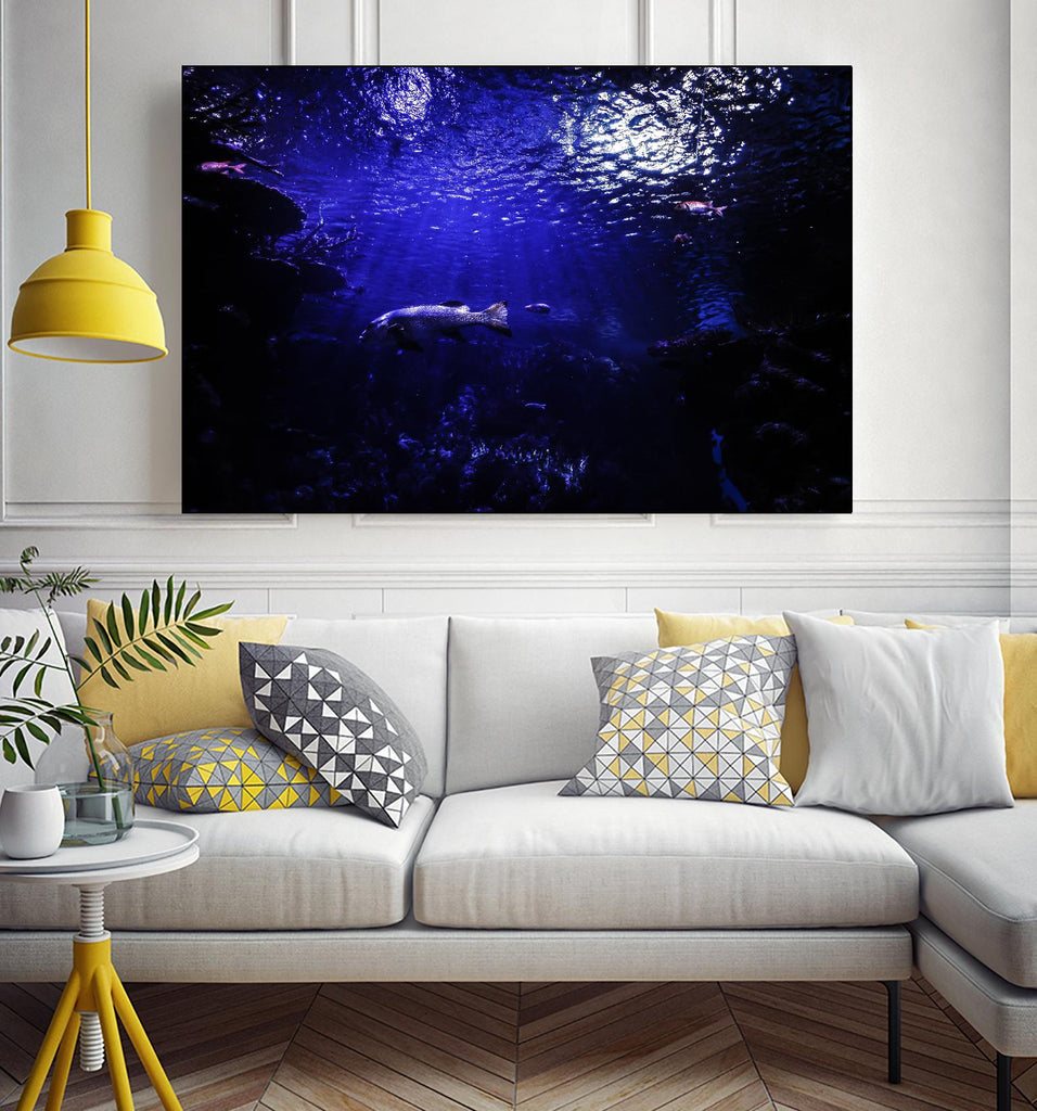 Dark Ocean by Pexels on GIANT ART - black sea scene