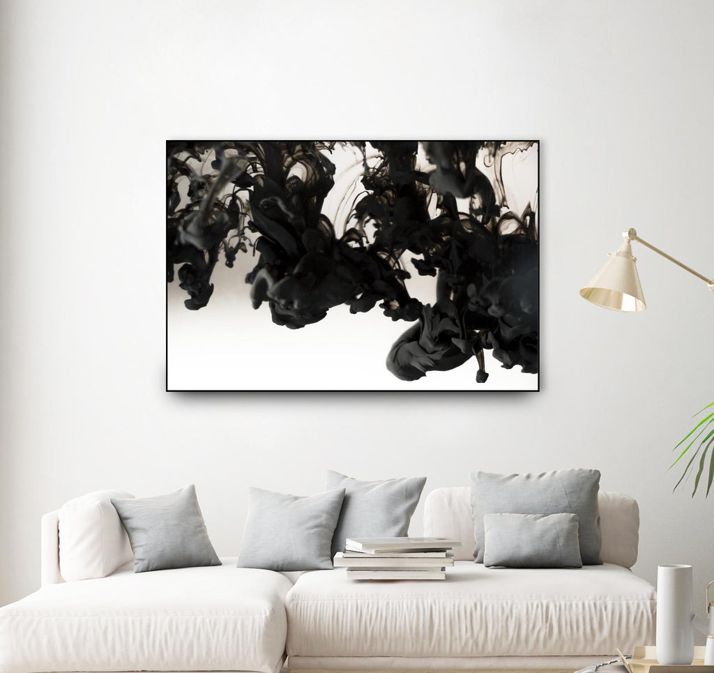 Black smoke by Pexels on GIANT ART - white abstract