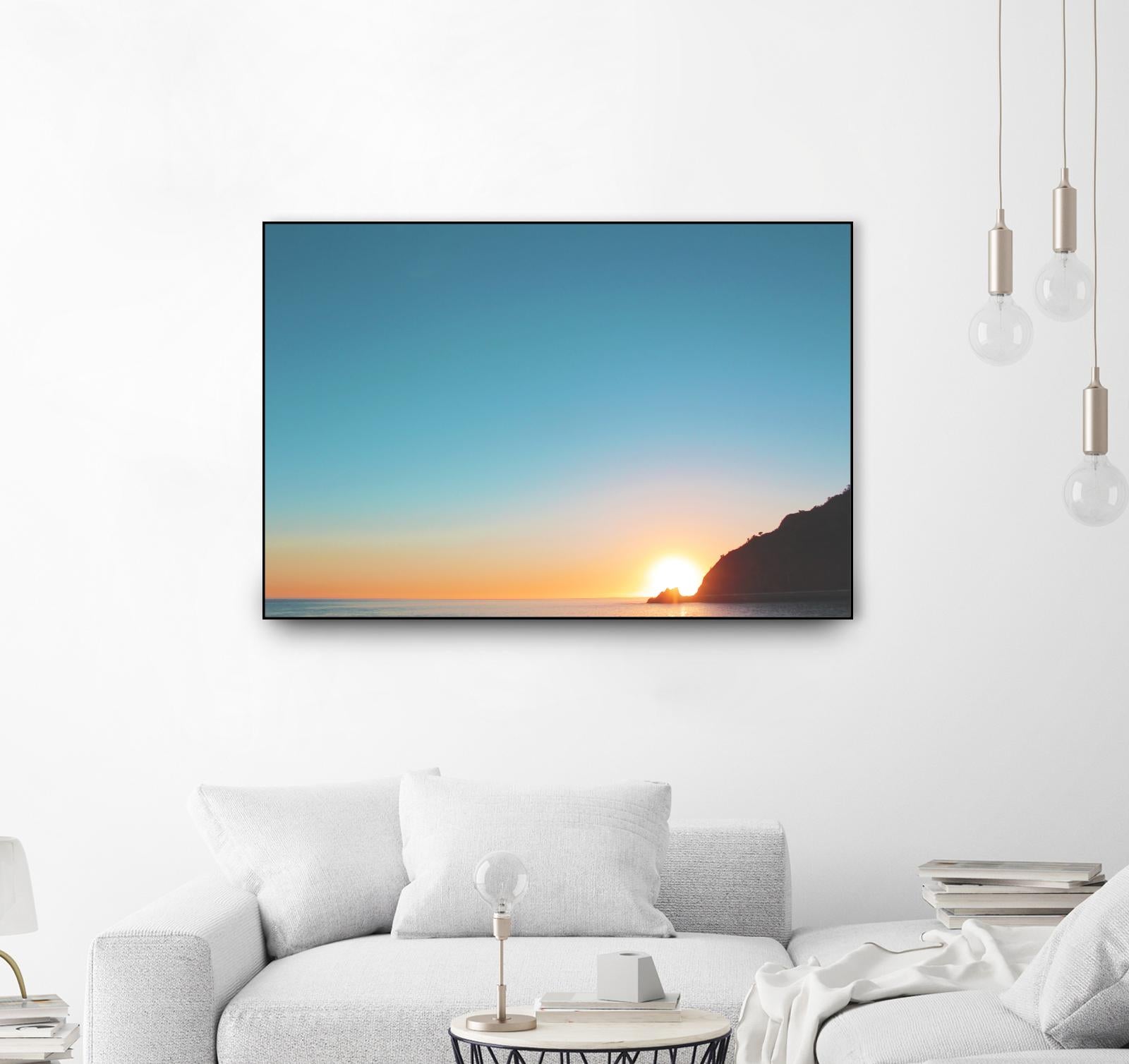 Sunset by Pexels on GIANT ART - blue sea scene