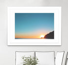 Sunset by Pexels on GIANT ART - blue sea scene