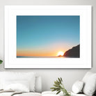 Sunset by Pexels on GIANT ART - blue sea scene