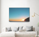 Sunset by Pexels on GIANT ART - blue sea scene