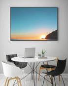 Sunset by Pexels on GIANT ART - blue sea scene