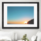 Sunset by Pexels on GIANT ART - blue sea scene