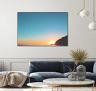 Sunset by Pexels on GIANT ART - blue sea scene