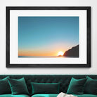 Sunset by Pexels on GIANT ART - blue sea scene