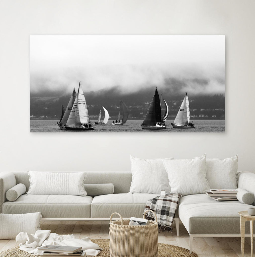 Sail away par Pexels sur GIANT ART - blanc nautique