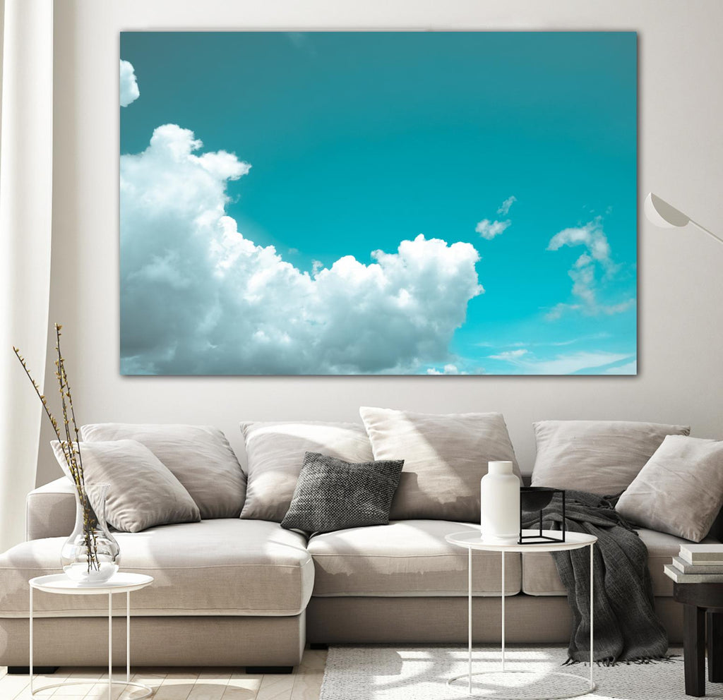 Blue sky by Pexels on GIANT ART - white photo art