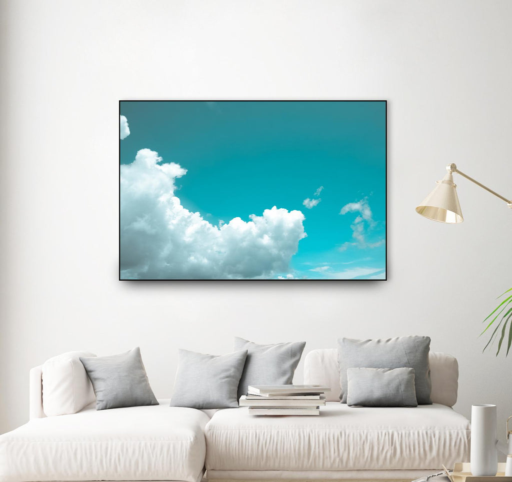 Blue sky by Pexels on GIANT ART - white photo art