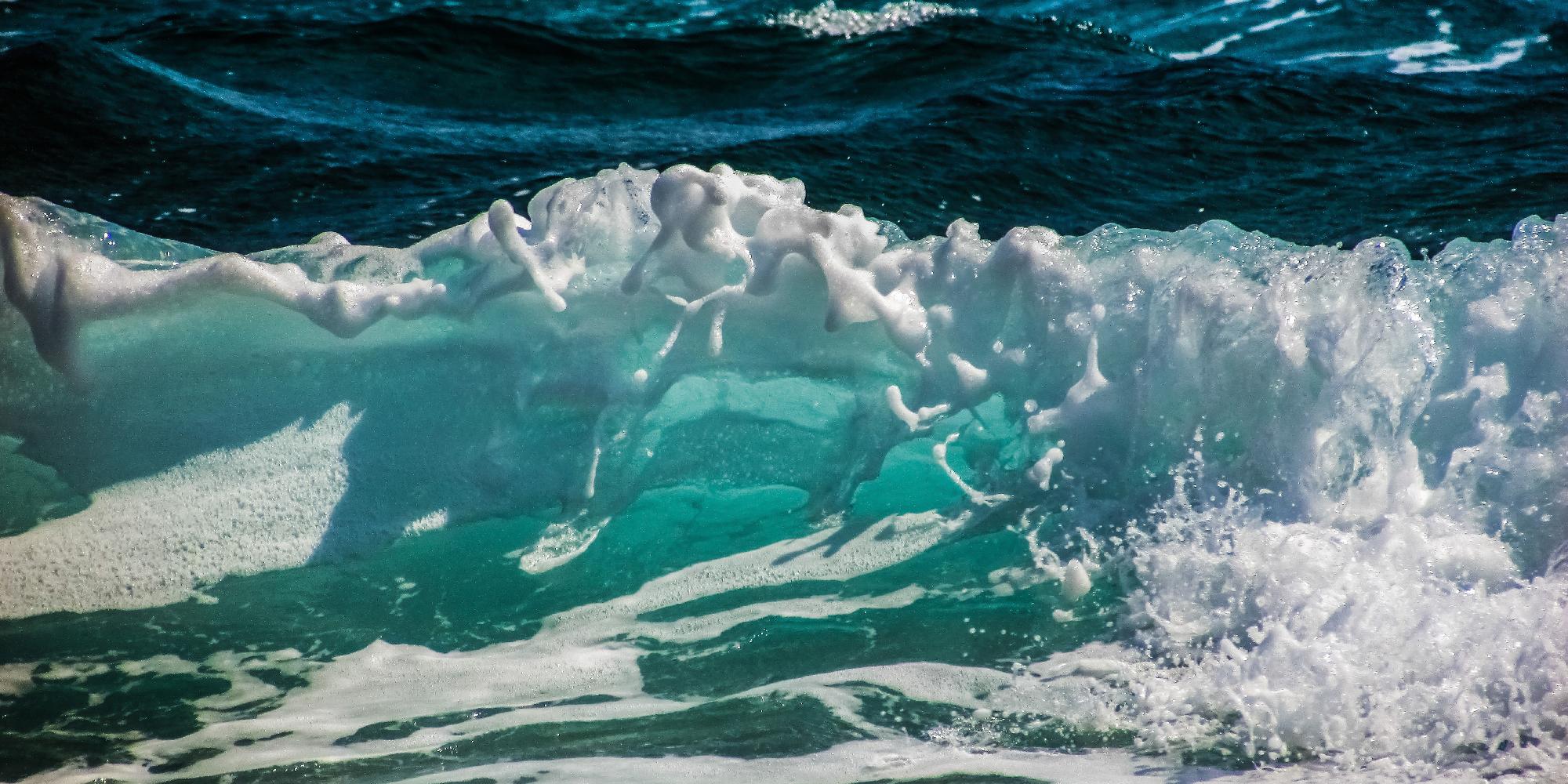 Broken waves by Pexels on GIANT ART - white sea scene