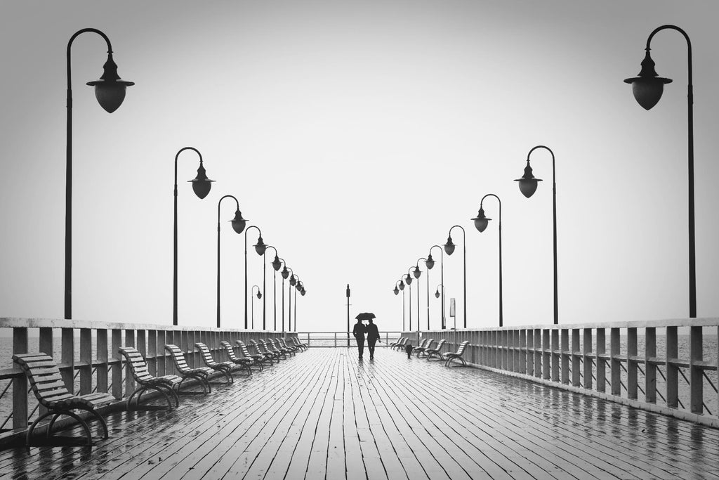 On the pier by Pexels on GIANT ART - white everyday life