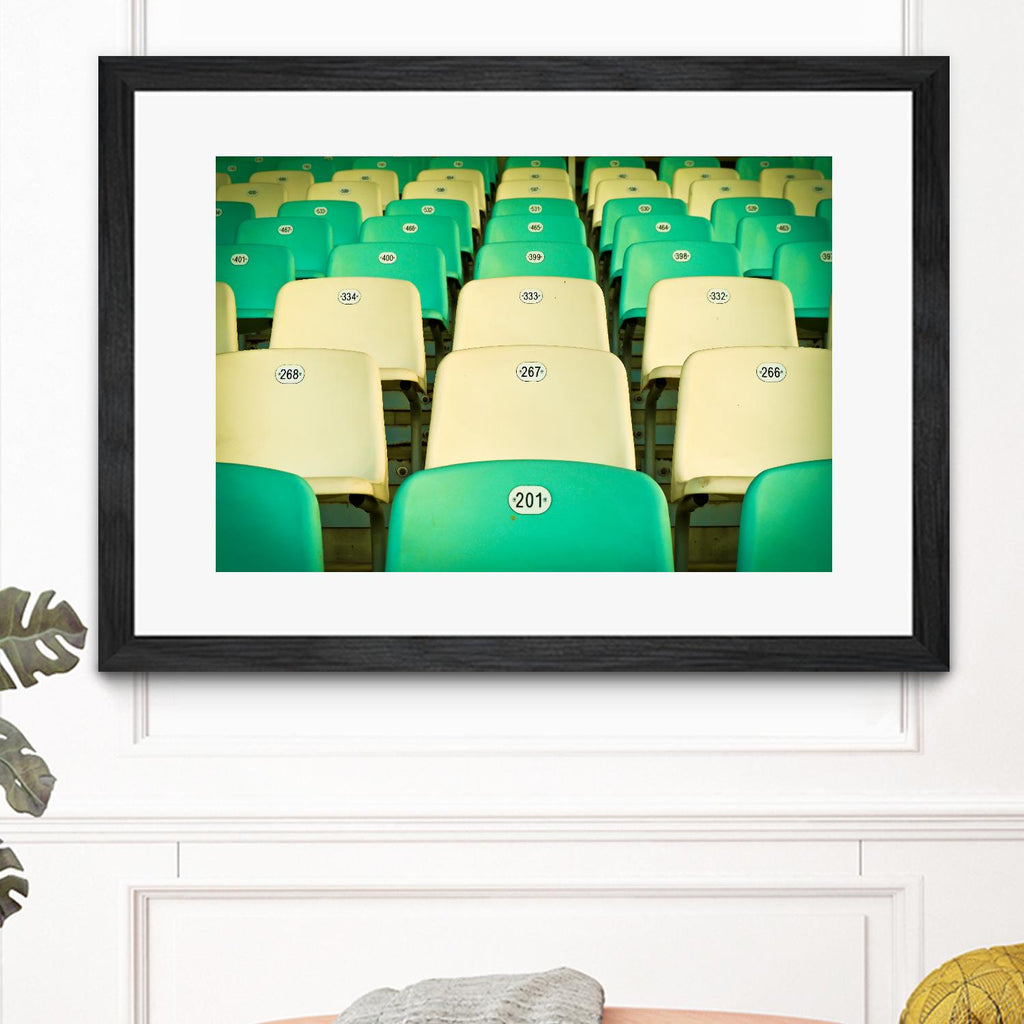 Stadium by Pexels on GIANT ART - yellow leisure