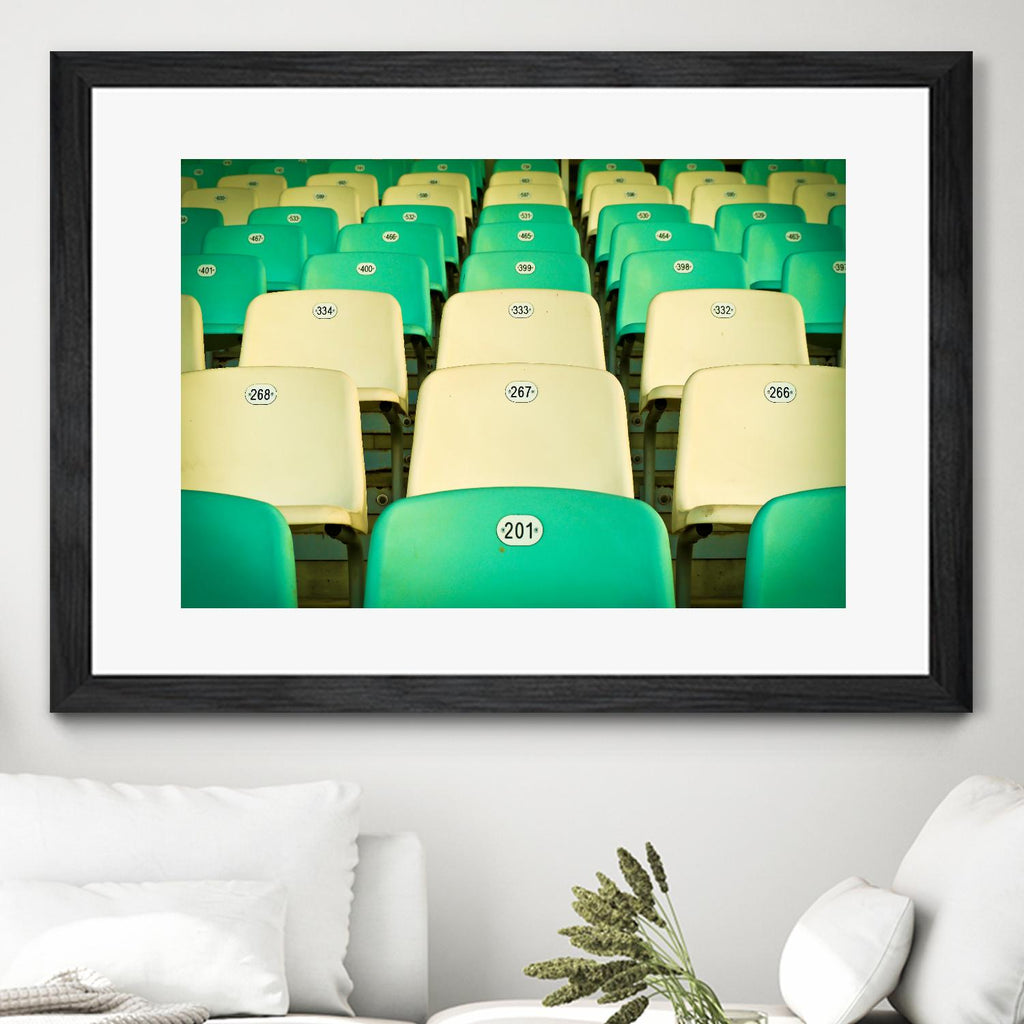 Stadium by Pexels on GIANT ART - yellow leisure