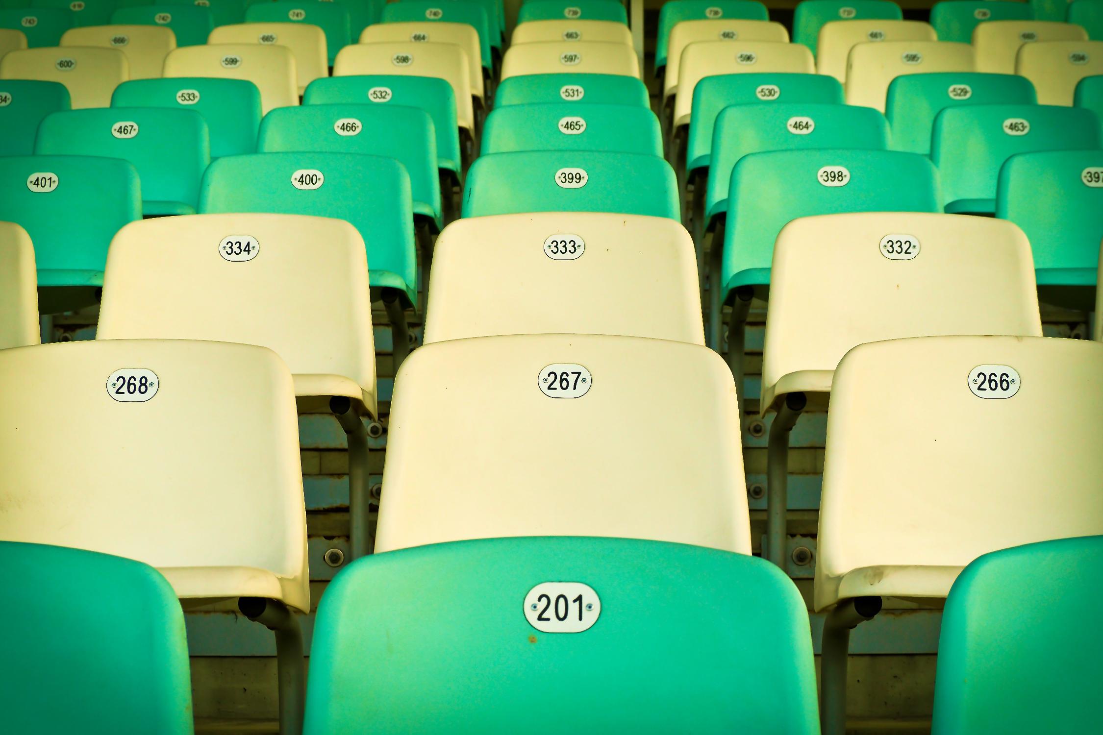 Stadium by Pexels on GIANT ART - yellow leisure