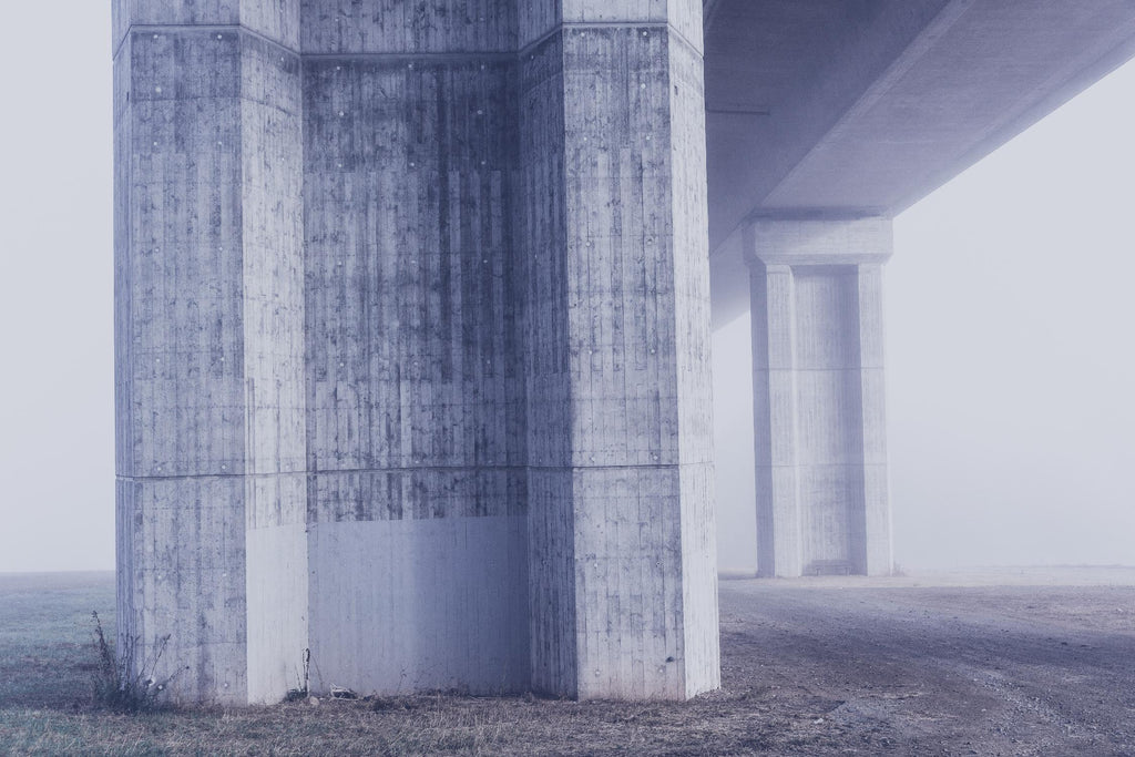 Under the highway by Pexels on GIANT ART - grey architectural