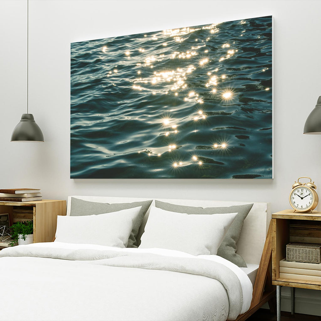 Scintillement de la mer par Pexels sur GIANT ART - scène de mer jaune