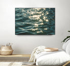 Sea sparkles by Pexels on GIANT ART - yellow sea scene