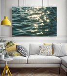 Sea sparkles by Pexels on GIANT ART - yellow sea scene