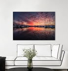 Mooring by Pexels on GIANT ART - purple nautical