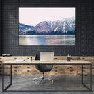 Mountains lake by Pexels on GIANT ART - blue landscape