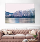 Mountains lake by Pexels on GIANT ART - blue landscape