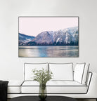 Mountains lake by Pexels on GIANT ART - blue landscape