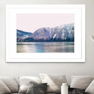 Mountains lake by Pexels on GIANT ART - blue landscape