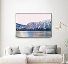 Mountains lake by Pexels on GIANT ART - blue landscape